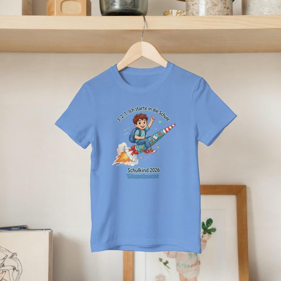 Weiteres Produktbild: Schulkind-Shirt mit Sonnenbrille (personalisierbar)