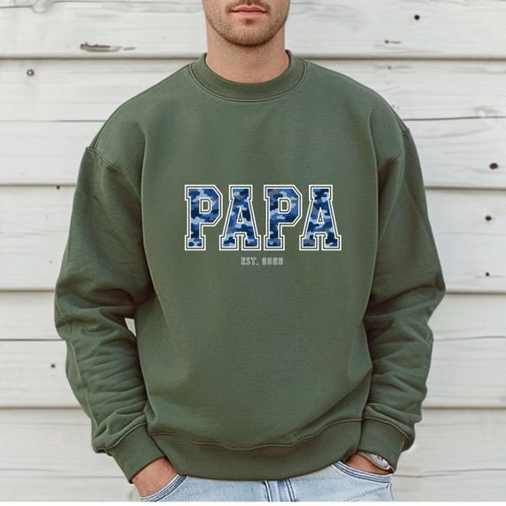 Weiteres Produktbild: Papa-Pullover mit Wunschjahr (personalisierbar)