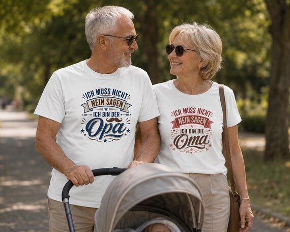 Weiteres Produktbild: Oma & Opa Shirt – Großeltern-Geschenk