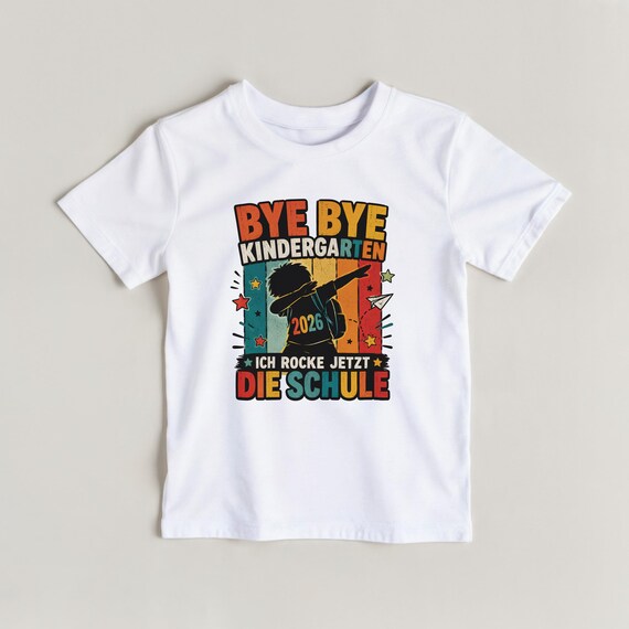Weiteres Produktbild: Einschulungs-Shirt „Erste Klasse“ Retro