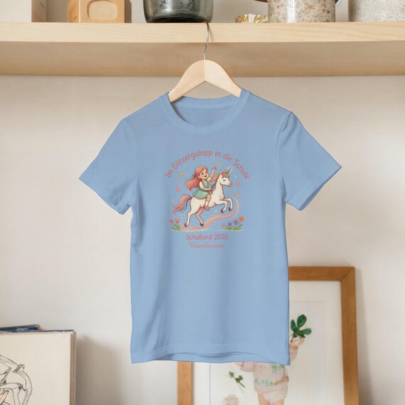 Weiteres Produktbild: Einhorn-Shirt zur Einschulung