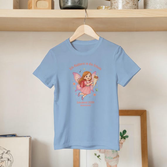Weiteres Produktbild: Feen-Shirt mit Schmetterling (personalisierbar)