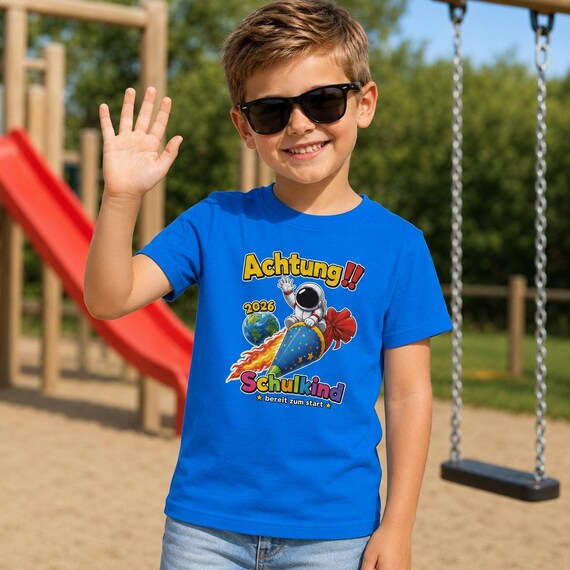 Weiteres Produktbild: Raketen-Shirt zur Einschulung