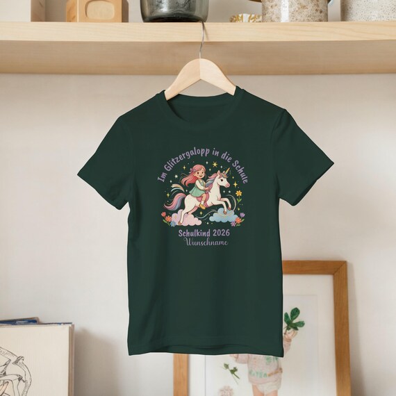 Weiteres Produktbild: Einhorn-Shirt zur Einschulung