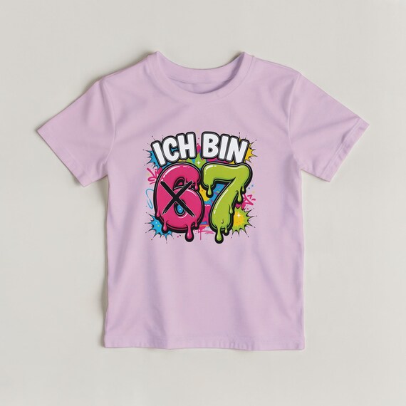 Weiteres Produktbild: Geburtstags-Shirt „67“ für Kinder
