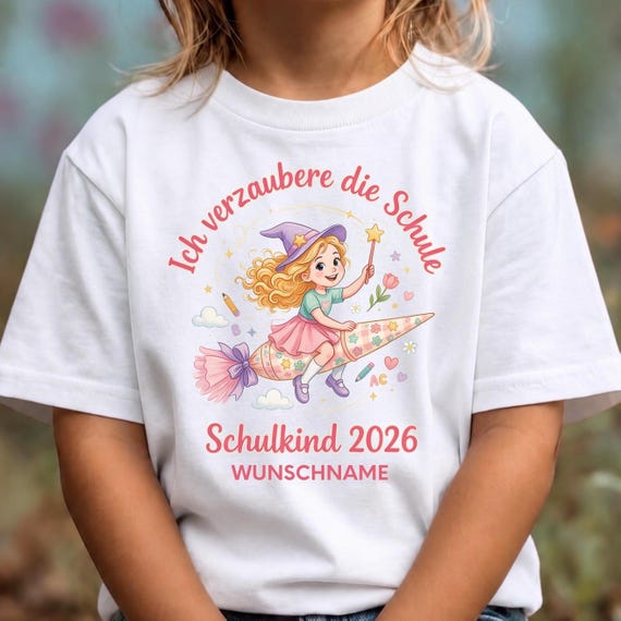 Weiteres Produktbild: Hexen-Shirt zur Einschulung