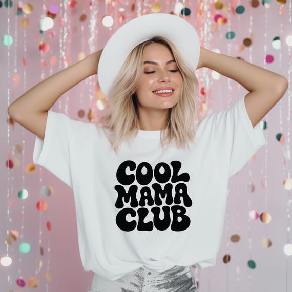 „Cool Mama Club“ Retro-Shirt
