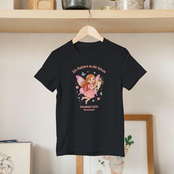Weiteres Produktbild: Feen-Shirt mit Schmetterling (personalisierbar)