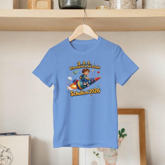 Weiteres Produktbild: Raketen-Shirt zur Einschulung
