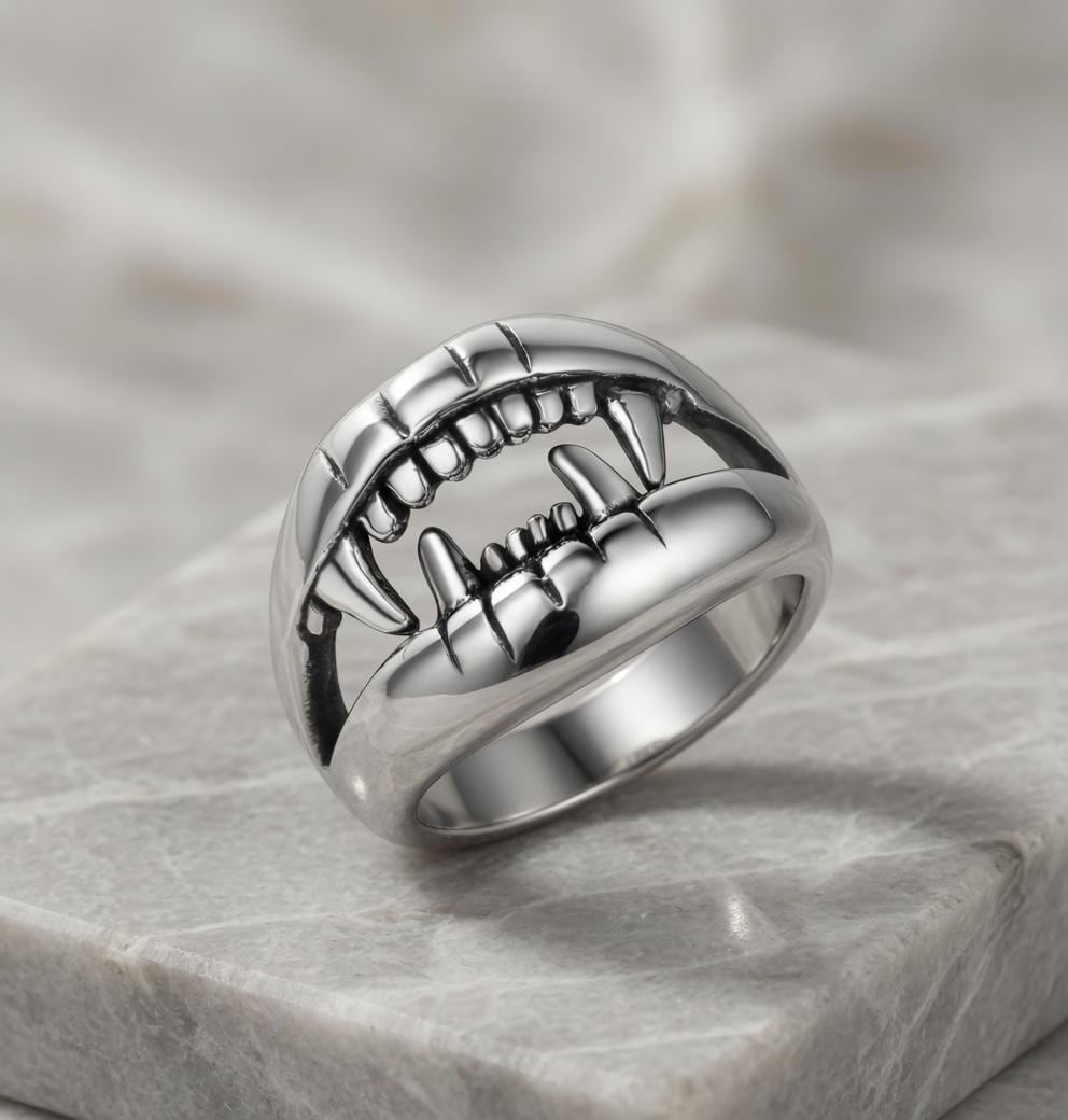 シルバー925 バンパイアリング Silver vampire ring - Etsy 日本
