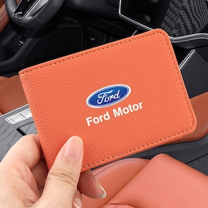 Porte-carte d'immatriculation de permis de conduire Ford 2 en 1