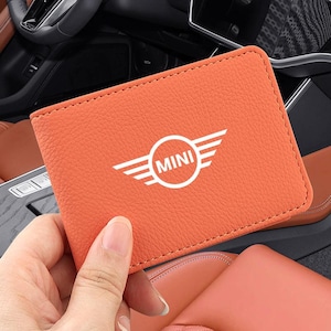 Porte-carte d'immatriculation de permis de conduire BMW Mini 2 en 1