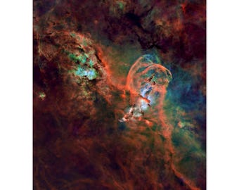 Statue of Liberty Nebula Wall Art