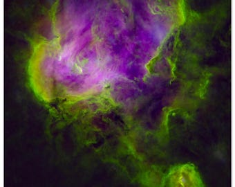 Quadro con la nebulosa del pollo in corsa