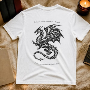 Camiseta Dragon Rider Quadrant, camiseta gráfica Booktok Romantasy