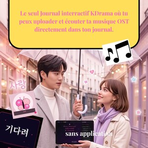 K-Drama Journal in Paris | Interactive | No App | OST Tracker | FR 442 Pages | HTML