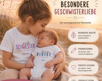 Big Sister Personalized Shirt with Name | Sibling Shirt for Girls | Baby Shower Gift | Big Sister T-Shirt for Kids
