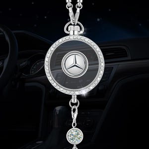 Mercedes-Benz Car Interior Pendant: Rhinestone Air Freshener Ornament