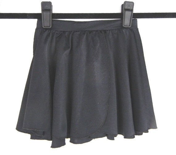 Girls black ballet ballerina dance skirt with tul… - image 2