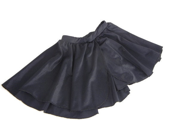 Girls black ballet ballerina dance skirt with tul… - image 5