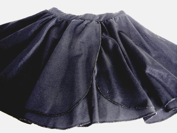 Girls black ballet ballerina dance skirt with tul… - image 1