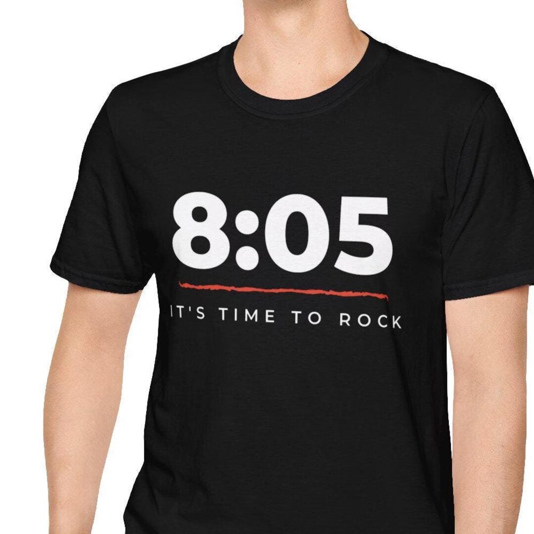 8:05 It's Time to Rock T-shirt | Sammy Hagar Red Rock Design