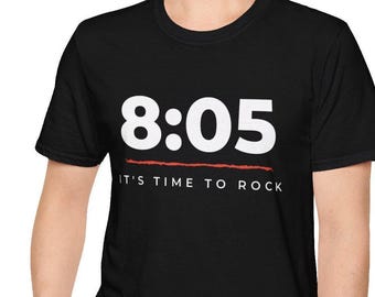 8:05 It's Time to Rock T-shirt | Sammy Hagar Red Rock Design