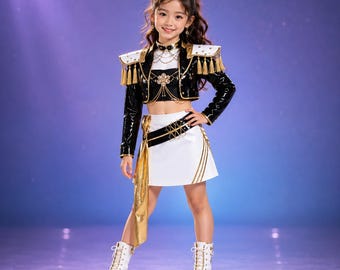 Fantasias inspiradas em caçadores de demônios do K-pop | Fantasia de Rumi, roupas de Mira e Zoey