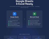 Business Budget Planner | Google Sheets, Excel Expense Tracker (Bundle)