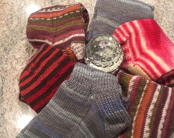 hand knitted heirloom warm cozy special gift designer socks