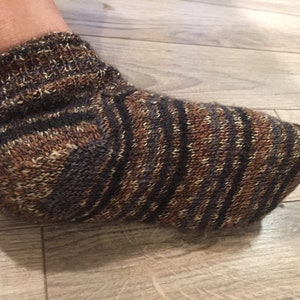 hand knitted heirloom warm cozy special gift designer socks immagine 7