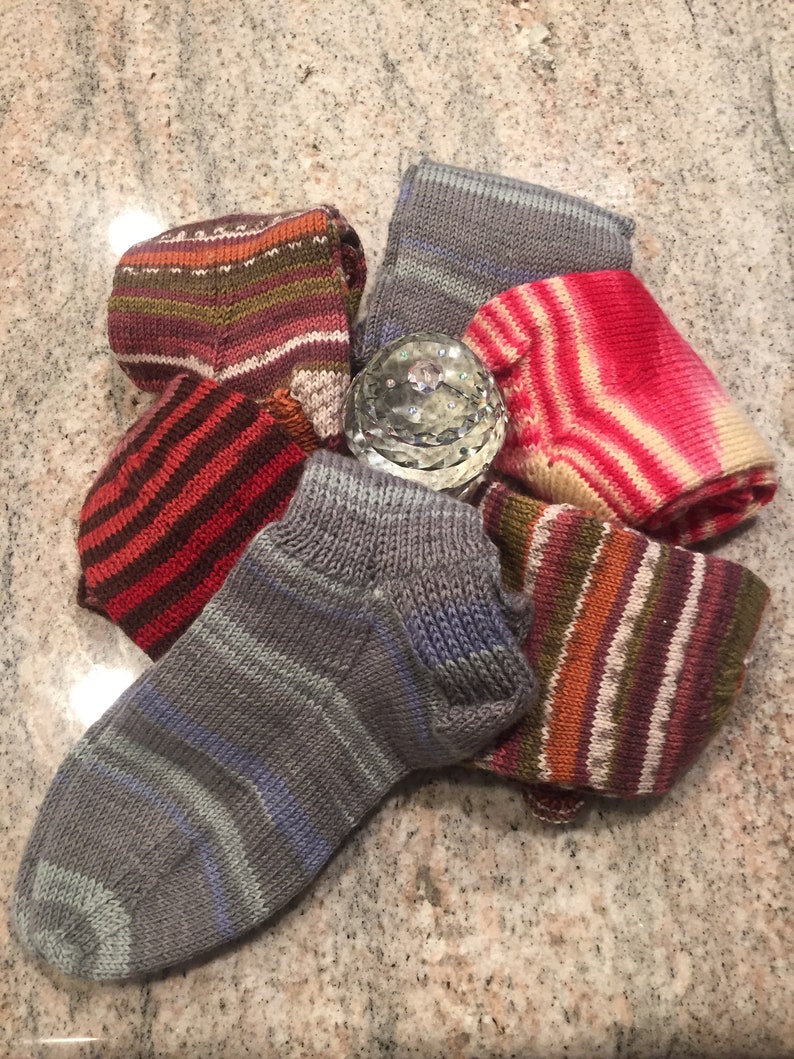 hand knitted heirloom warm cozy special gift designer socks image 1