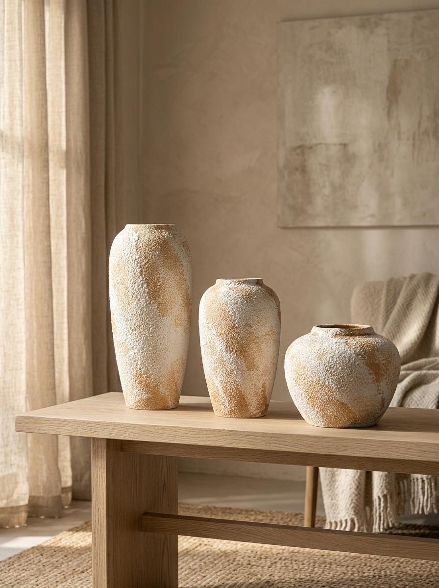 Bauchige vase rustikal