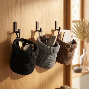 Small Basket to Hang on Hook - Etsy