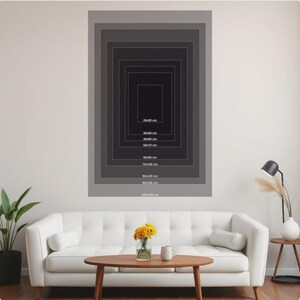 Neutral Pilates Canvas Print, Beige Wellness Wall Art, Serene Bedroom Decor, Fitness Poster image 9