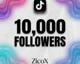 Acquista 10.000 follower su TikTok con il nostro servizio di crescita / Acquista follower dall'aspetto reale / Consegna rapida / Potenziamento attivo sui social / Marketing sui social media / ZicoX
