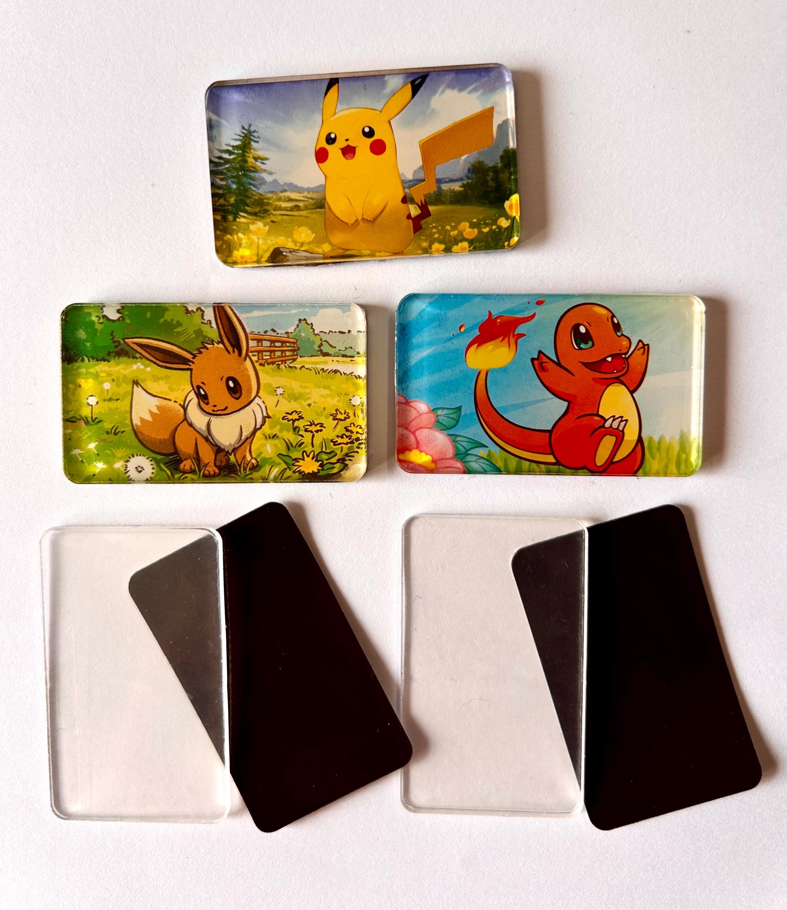 ポケットモンスター マグネットカード4個セット Pokemoncard magnet - Etsy 日本