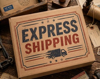 Express Shipping 1-3 Day Upgrade, Rush Delivery Add On, Fast Shipping Option For Existing Order