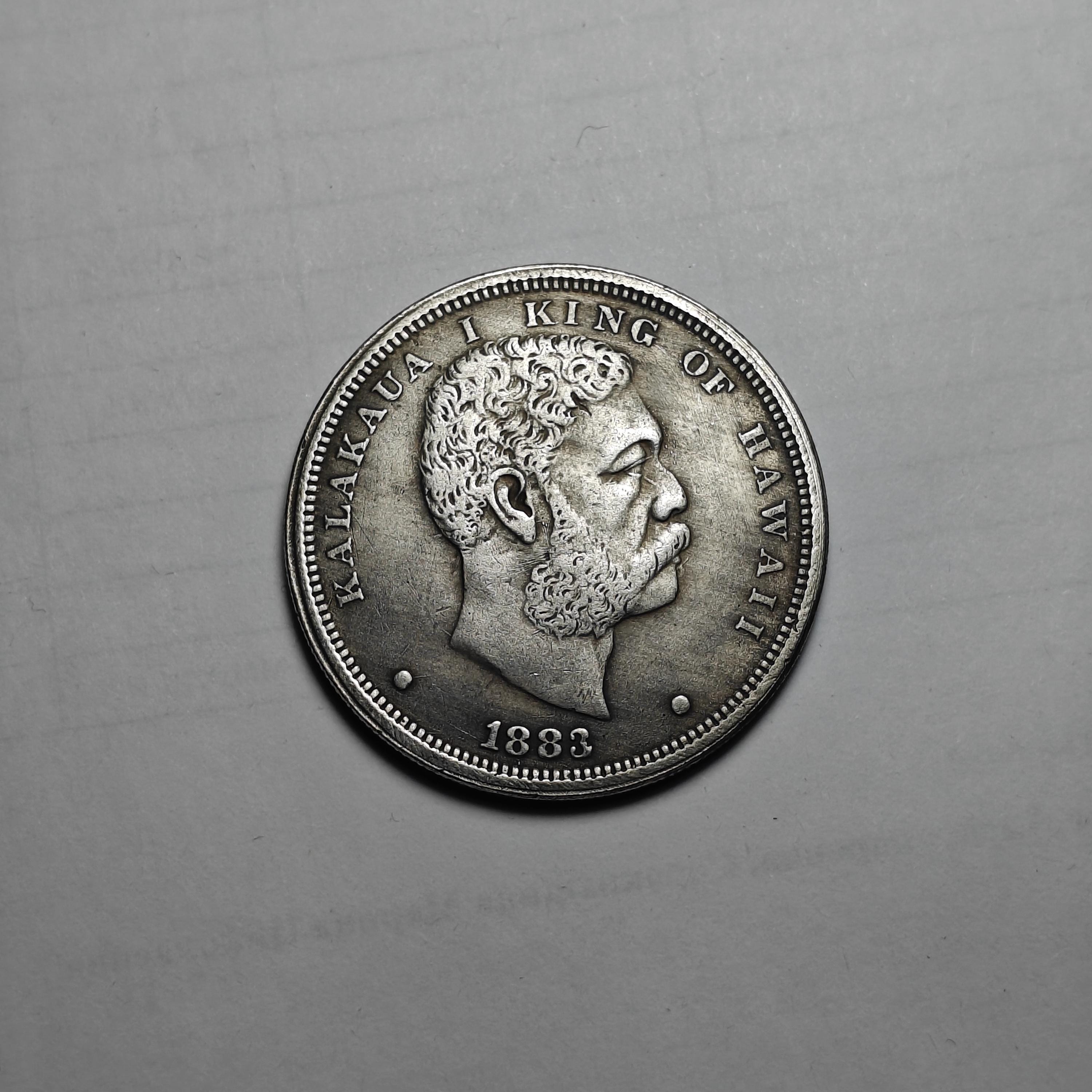 ハワイ銀貨 1883年 1ダイムと4/1ドル　2枚 1883 hawaii coins - Etsy 日本