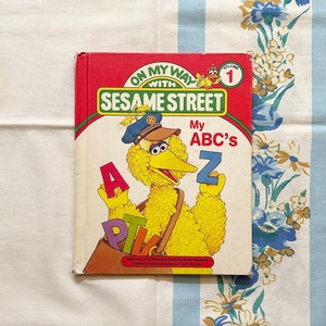 1989 on My Way With Sesame Street Book Volume 1 My Abcs Muppets