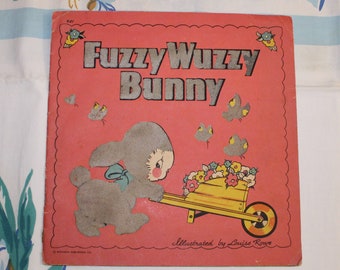 Fuzzy Wuzzy Bunny, 1943 Whitman Fuzzy Wuzzy Book