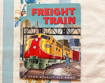 Frieght Train, 1956 Rand McNally Elf Book