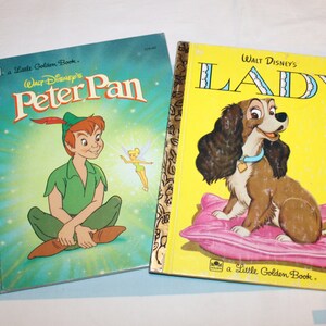 Lady, Peter Pan, Little Golden Books, Vintage