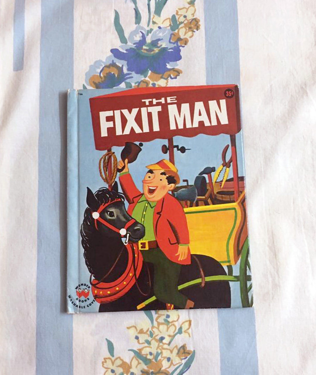 The Fixit Man, 1952 Wonder Book - Etsy