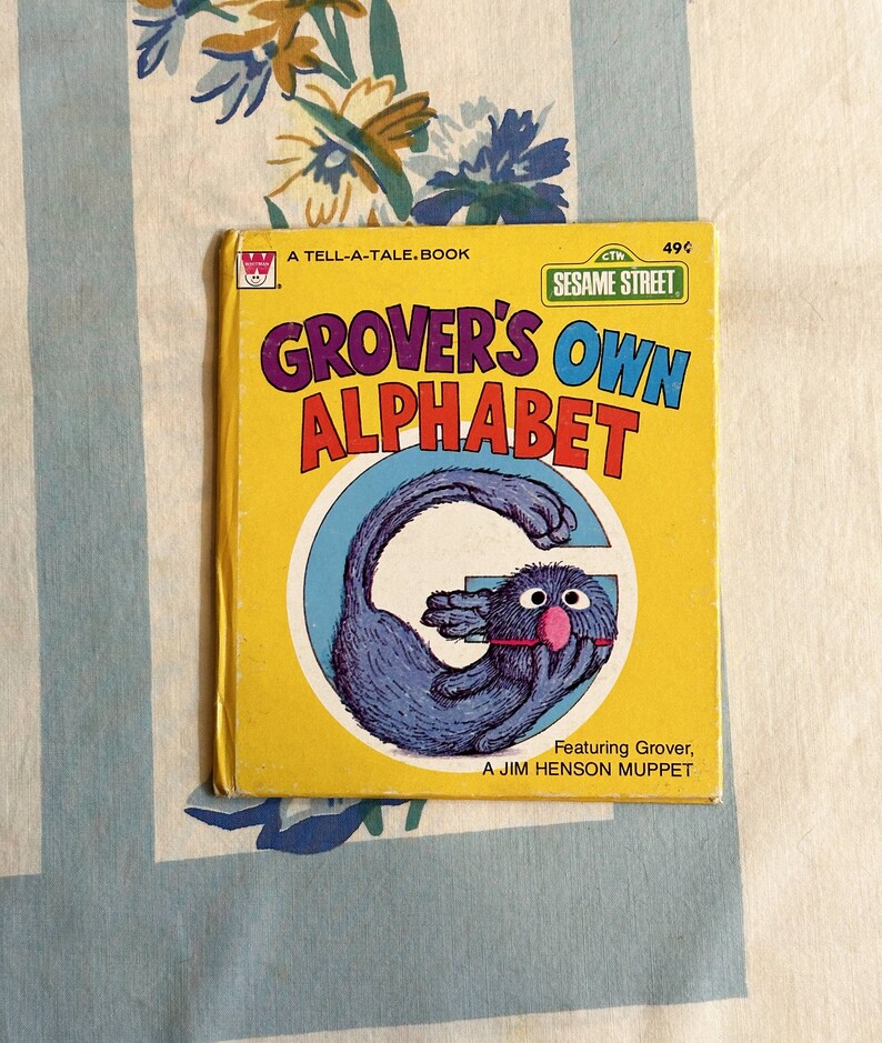 Grover Abc Grover's Own Alphabet, 1978 Whitman Tell-a-tale Book - Etsy