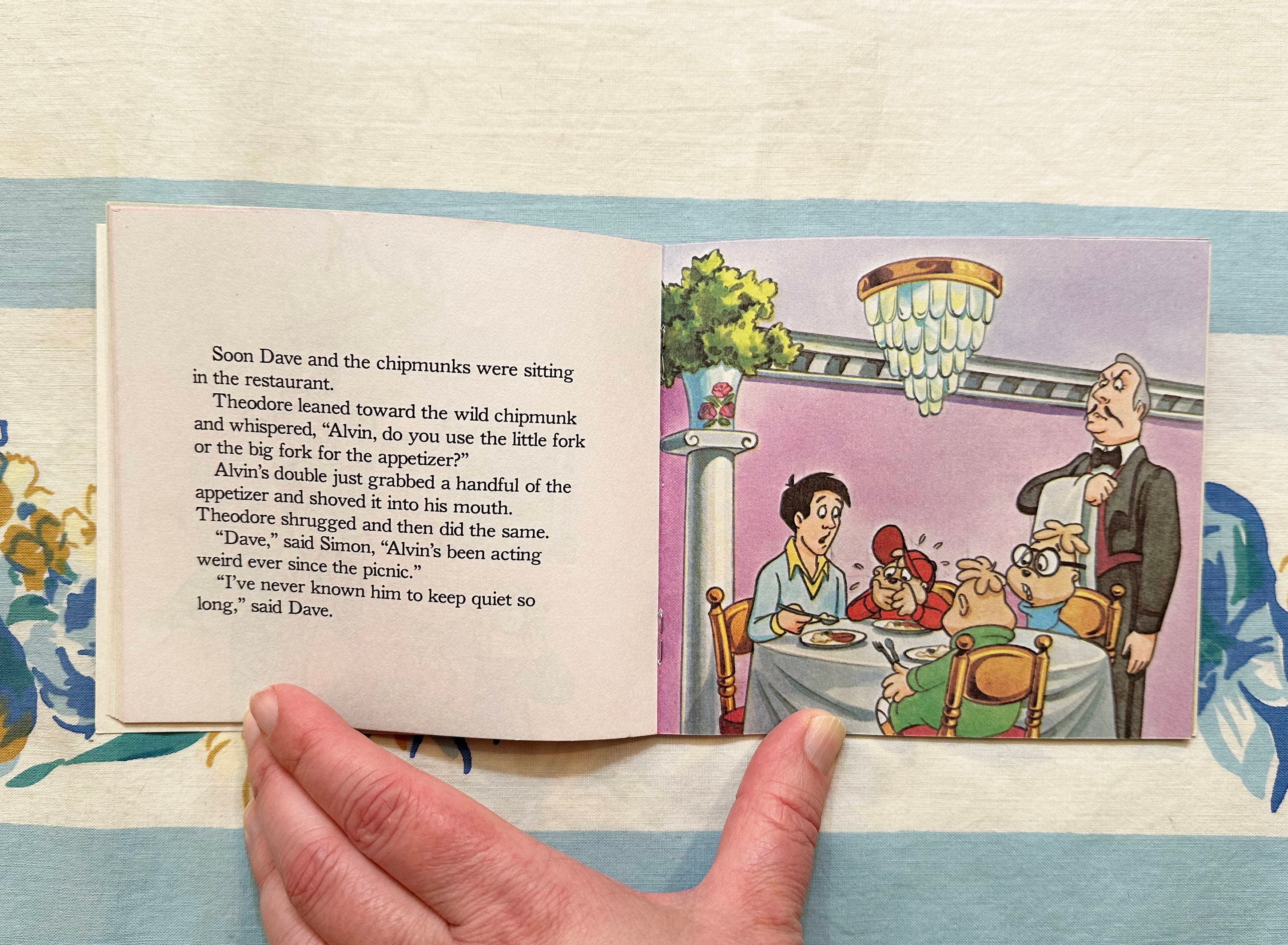 The chipmunks in alvin goes wild 1984 random house book etsy