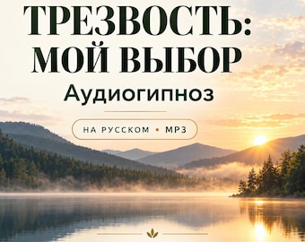 Аудиогипноз на русском: «Трезвость — мой выбор», 43 минуты, MP3