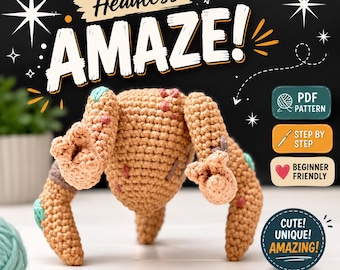 Rocky the Eridian Häkelanleitung | Projekt Hail Mary Amigurumi (PDF-Muster) | Anleitung für ein Amigurumi Weltraumgeschöpf