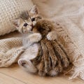 Interactive Cat Teaser Wand, Plush Octopus Kitten Toy, Boredom Buster Indoor Cat Toy, Soft Pet Toy for Cats, Cute Kitten Birthday Gift