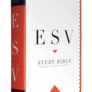Bíblia de Estudo ESV (Capa Dura) | Versão Padrão em Inglês